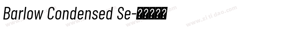 Barlow Condensed Se字体转换